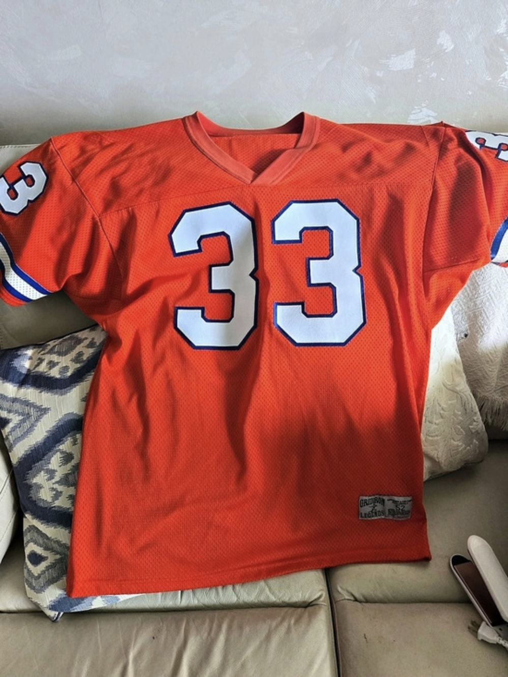 Gridiron Legends Tony Dorsett Dallas Cowboys Throwback Jersey Orange & White 52